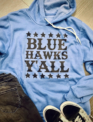 Blue Hawks Y'all (Hoodie)