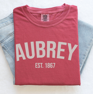 Aubrey Est. 1867 Short Sleeve T-Shirt