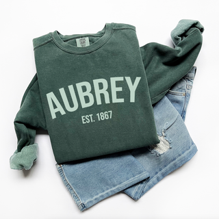 Aubrey Est. 1867 - Crewneck Sweatshirt