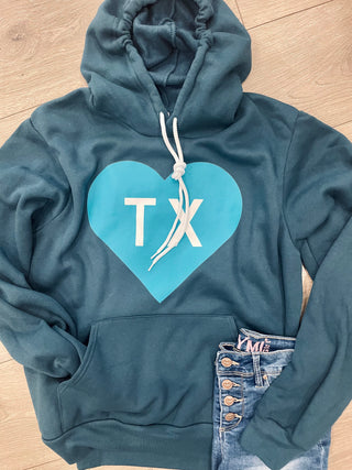 Texas Heart (hoodie)