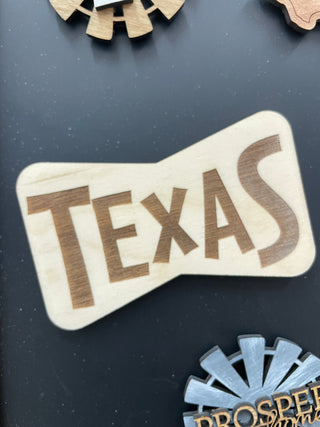 Wood Carved Magnets