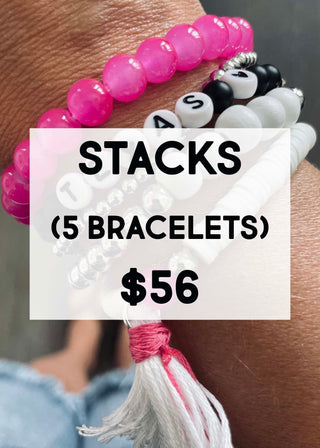 Stacks (5 bracelets)